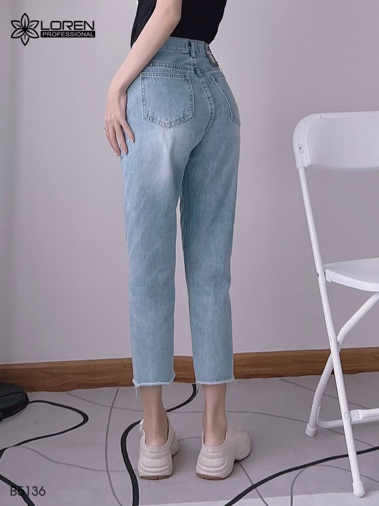 Quần jean baggy LOREN kiểu túi B5136