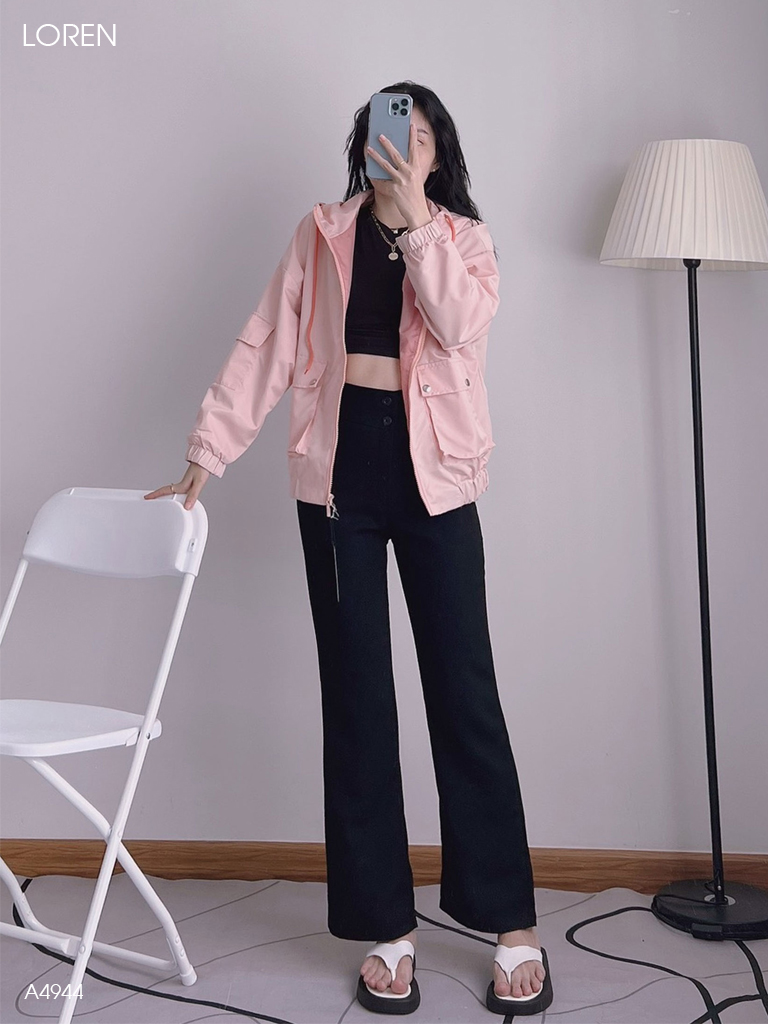 Áo khoác LOREN dù 2 túi hộp A4944