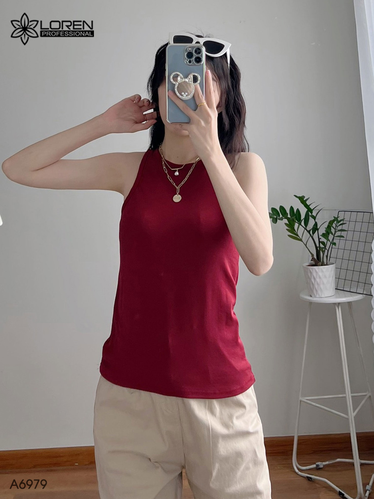 Áo thun nữ LOREN ba lỗ A6979