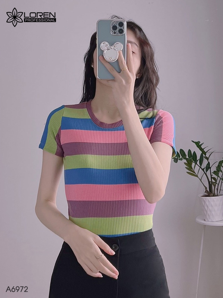 Áo nữ LOREN vạt bầu A6972