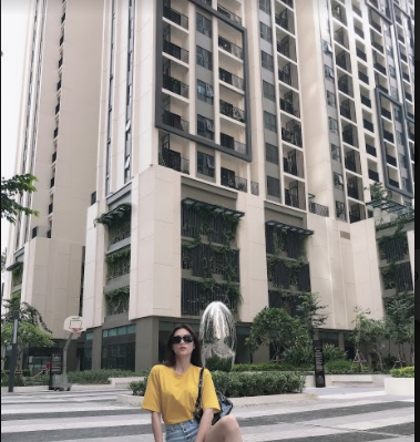 Áo thun nữ trơn vàng A2046