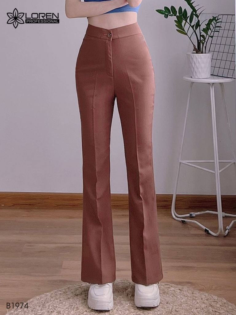 Quần tây nữ LOREN ống bas hack dáng B1974