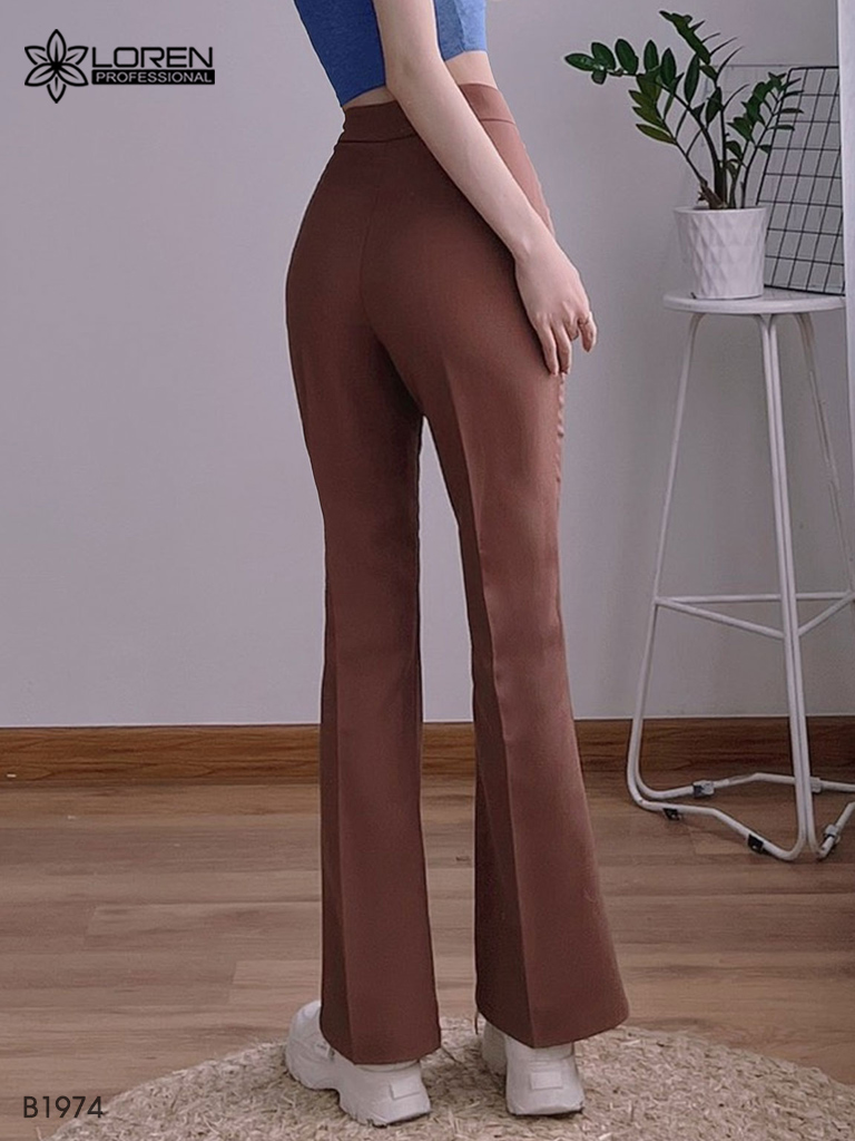 Quần tây nữ LOREN ống bas hack dáng B1974