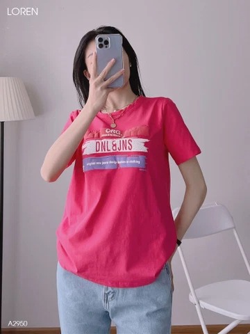 Áo thun nữ LOREN org tay ngắn A2950