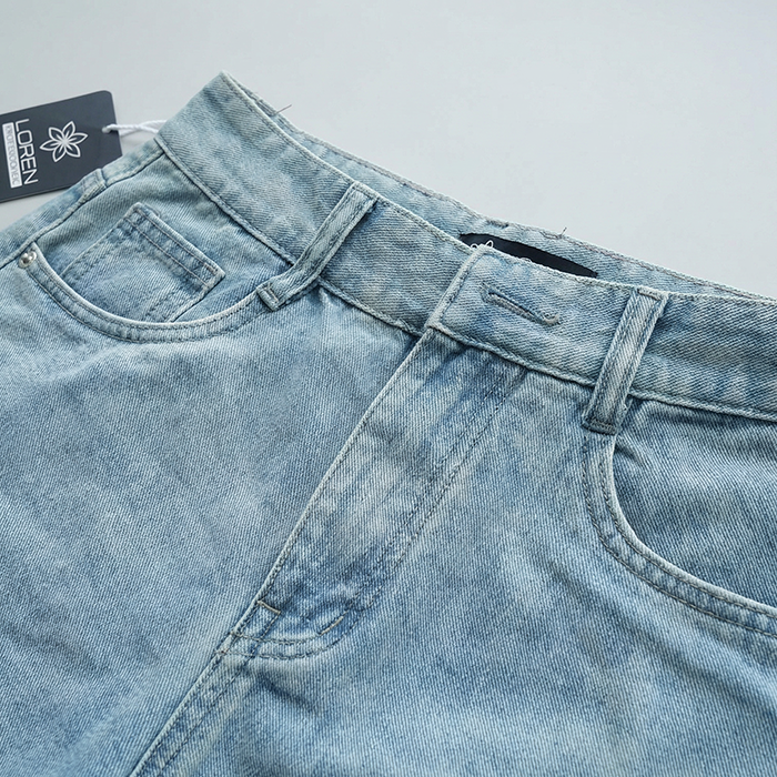 Quần Jean ống suông Nữ LOREN PT11133