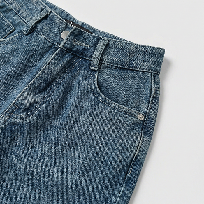 Quần Jean ống suông Nữ LOREN PT11133