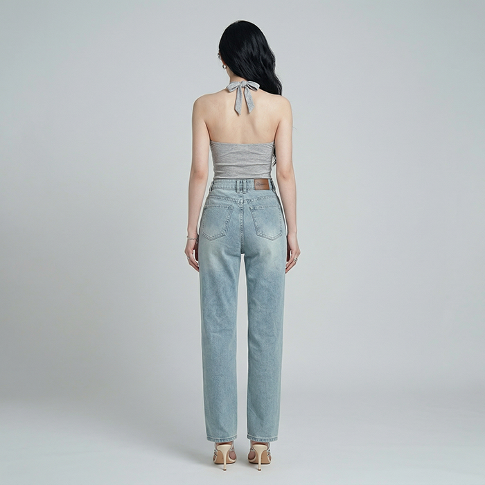 Quần Jean ống suông Nữ LOREN PT11133