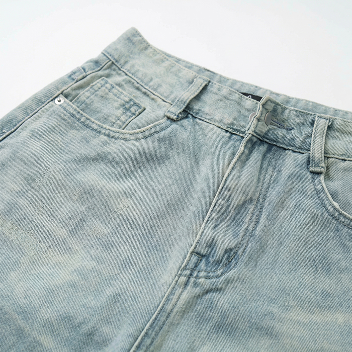 Quần Jean ống suông Nữ LOREN PT11134