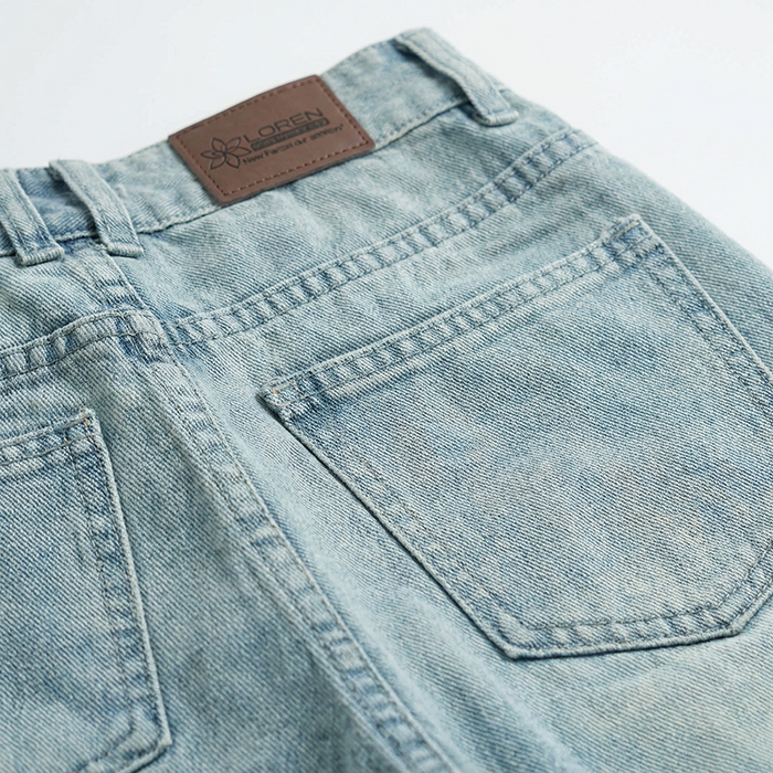 Quần Jean ống suông Nữ LOREN PT11134