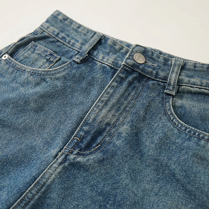 Quần Jean ống suông Nữ LOREN PT11134