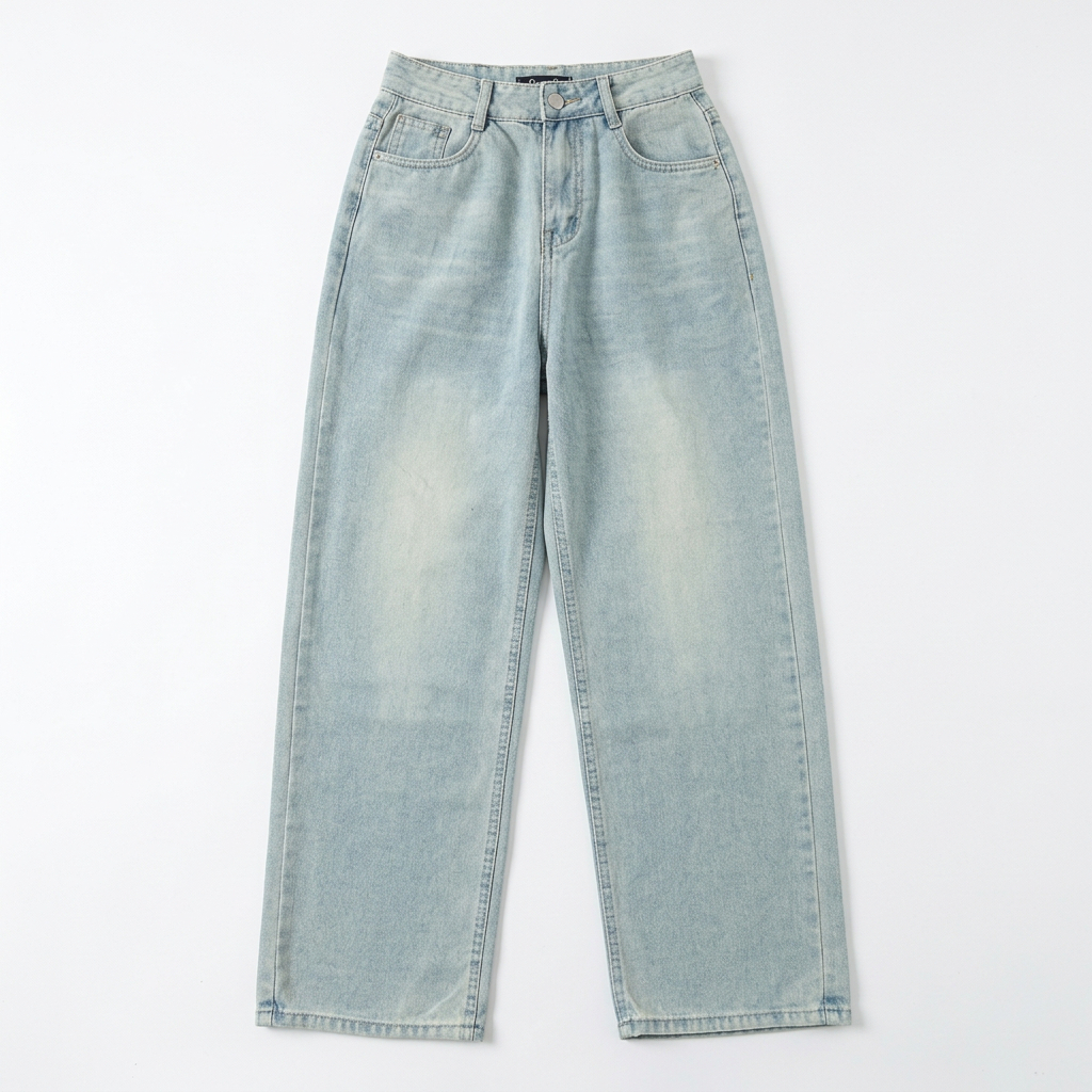 Quần Jean ống suông Nữ LOREN PT11134