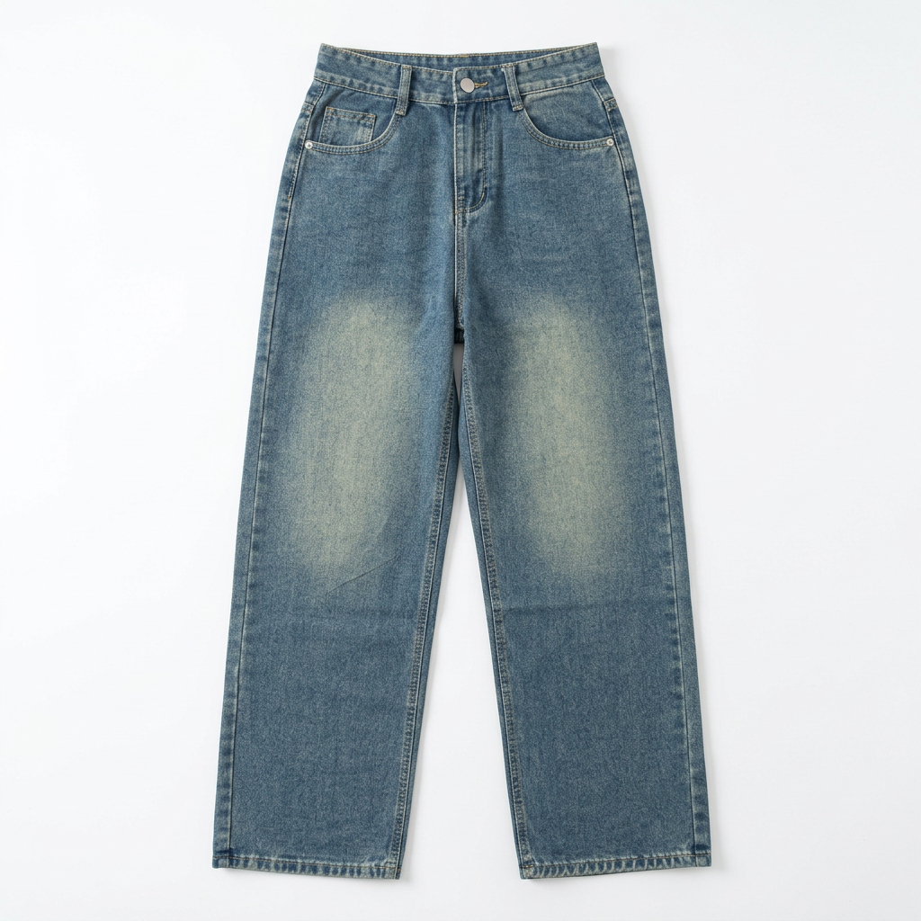 Quần Jean ống suông Nữ LOREN PT11134