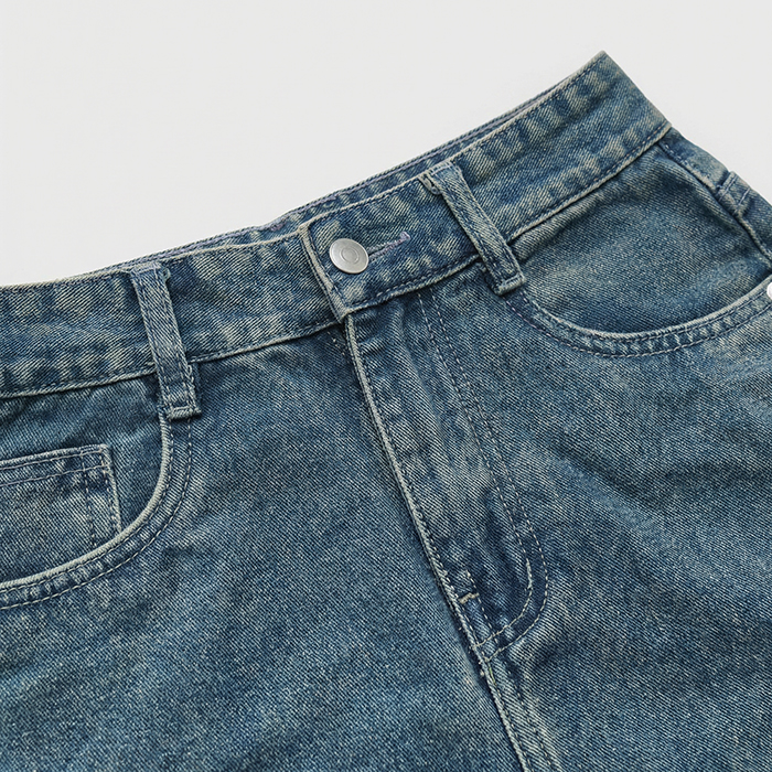 Quần Jean ống suông Nữ LOREN PT11134