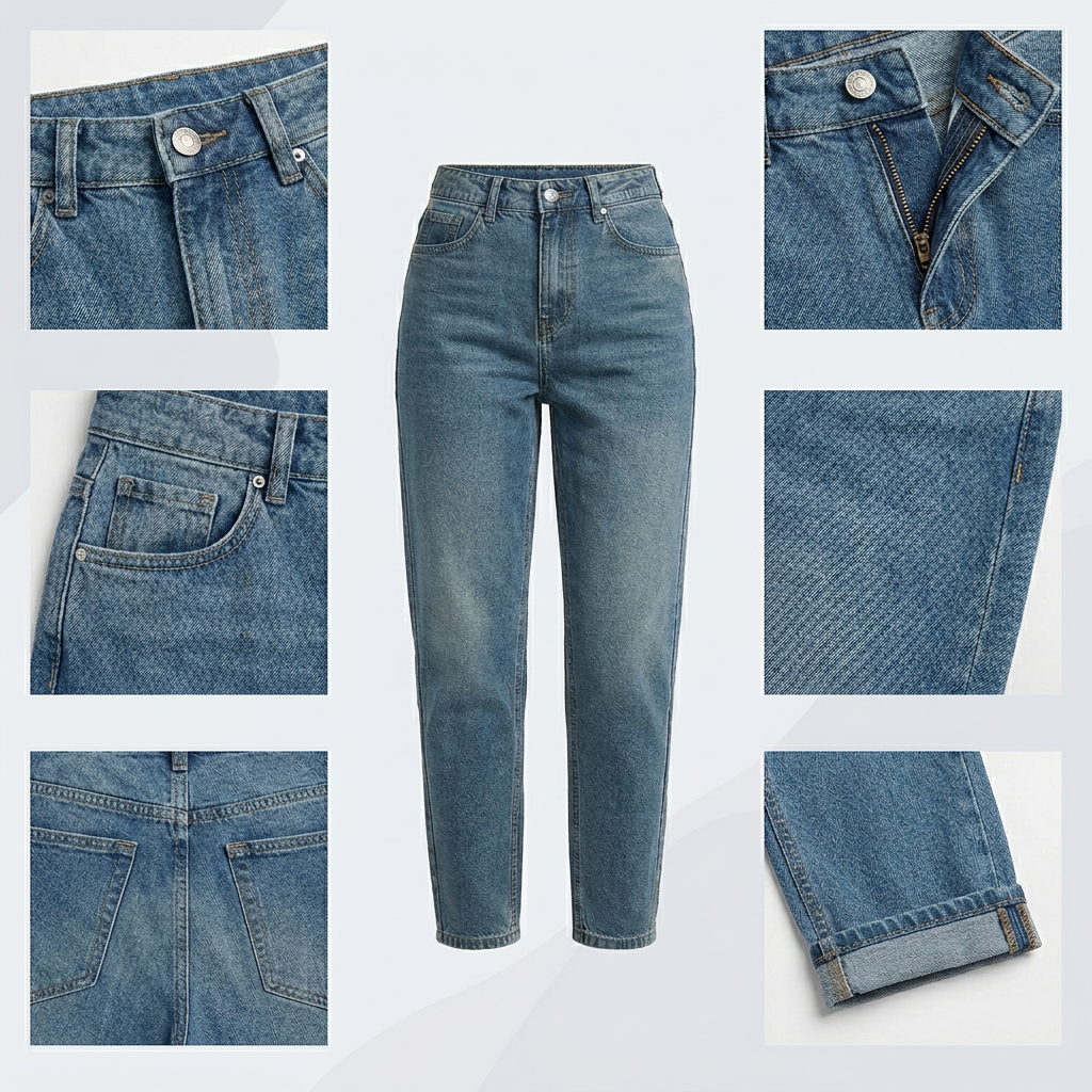 Quần Jean Baggy Nữ LOREN PT11136