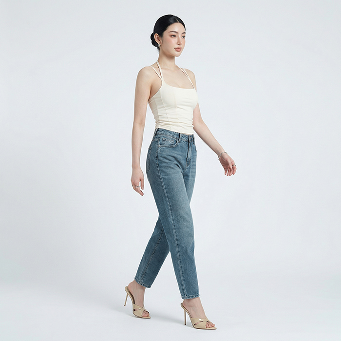 Quần Jean Baggy Nữ LOREN PT11136