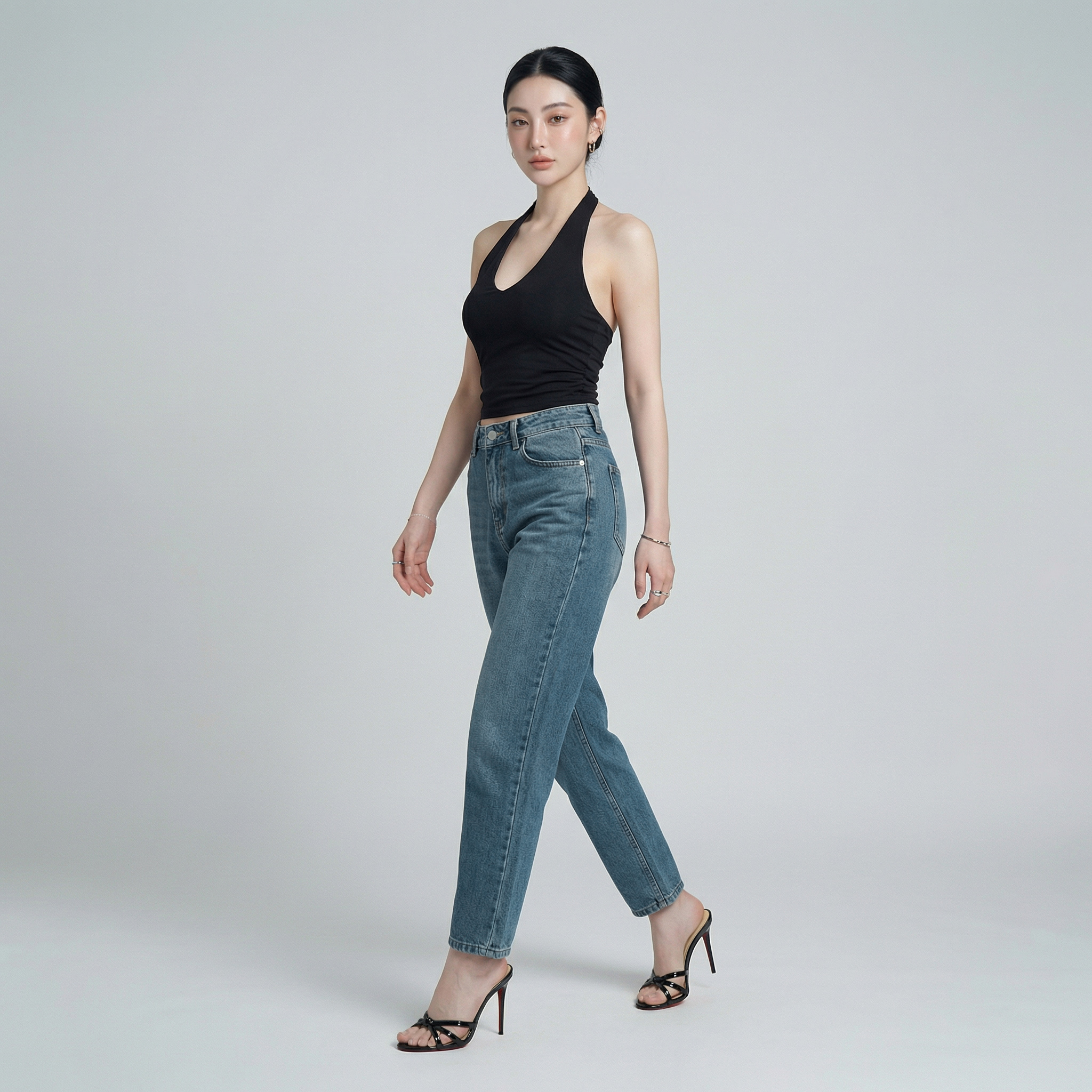 Quần Jean Baggy Nữ LOREN PT11137