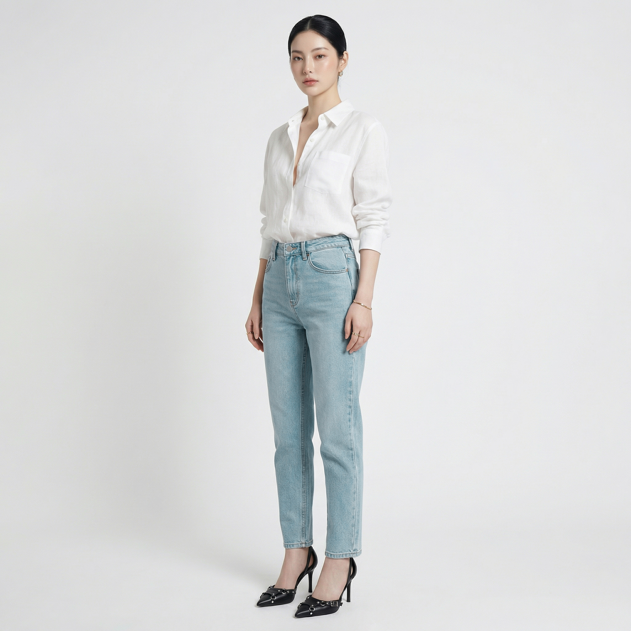 Quần Jean Baggy Nữ LOREN PT11138