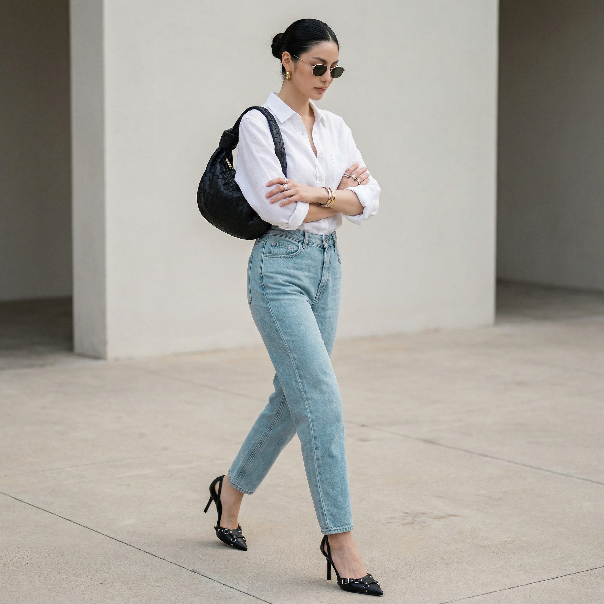 Quần Jean Baggy Nữ LOREN PT11138