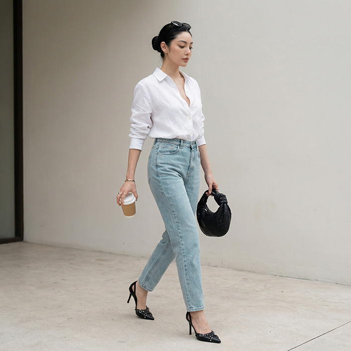 Quần Jean Baggy Nữ LOREN PT11138
