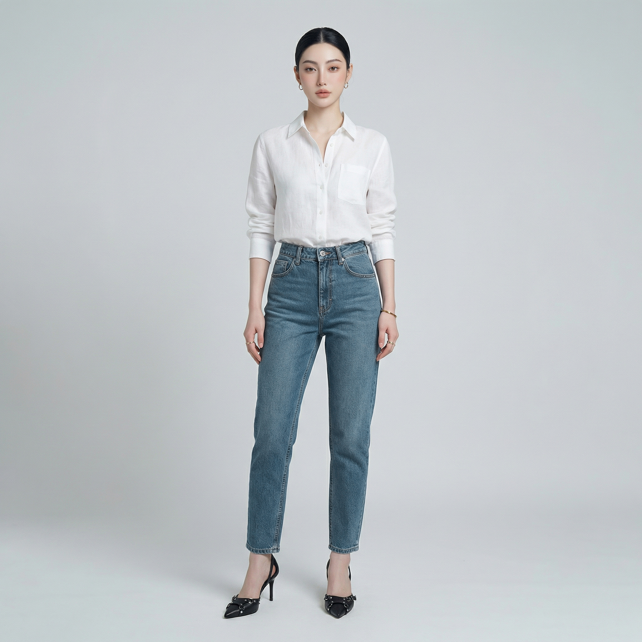 Quần Jean Baggy Nữ LOREN PT11138