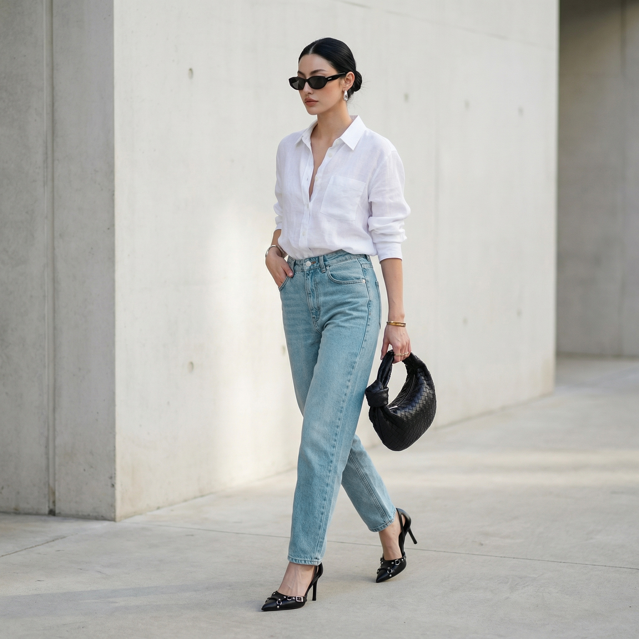 Quần Jean Baggy Nữ LOREN PT11138