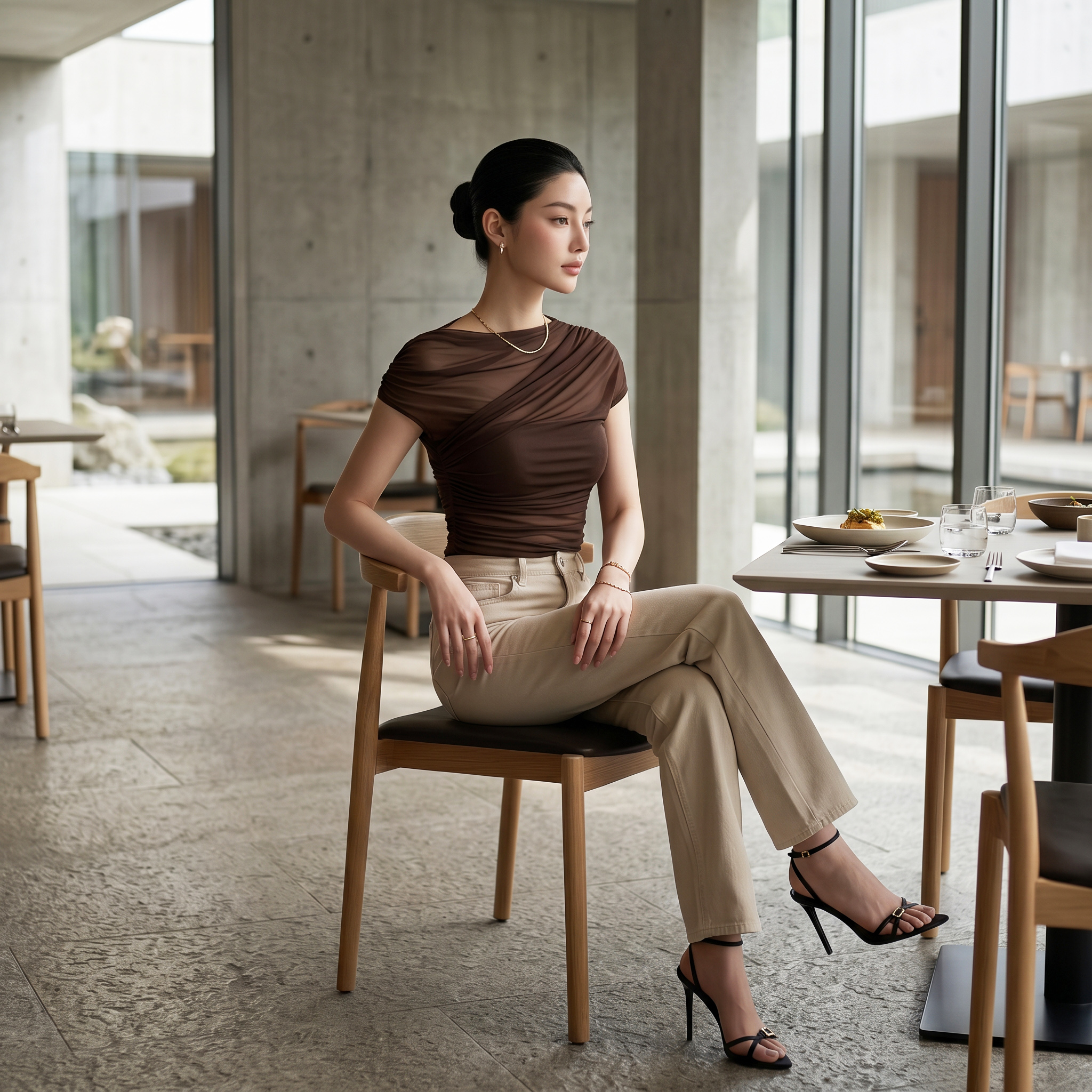 Quần Jean Nữ Ống Suông LOREN PT11139