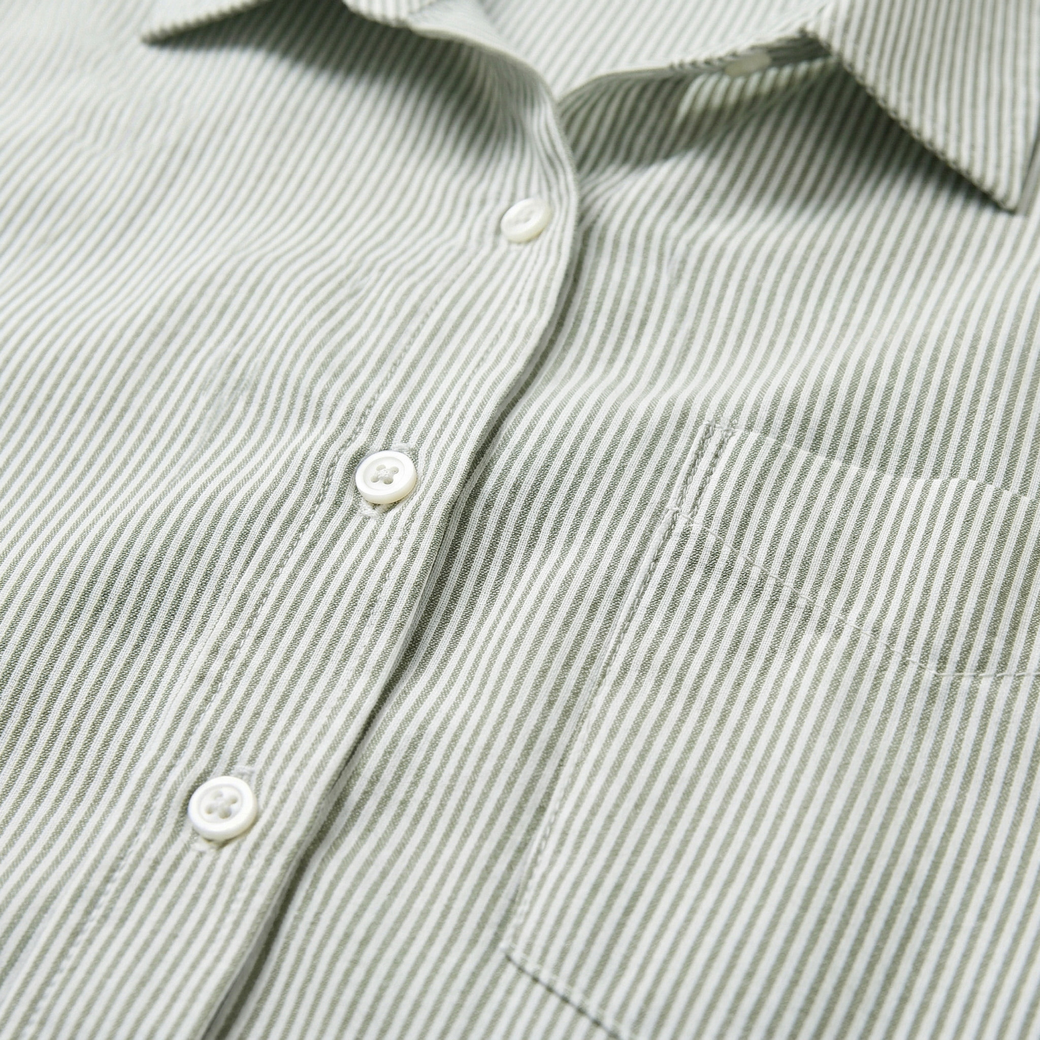 Áo sơ mi nữ form rộng LOREN cotton Oxford tối giản WASH11140