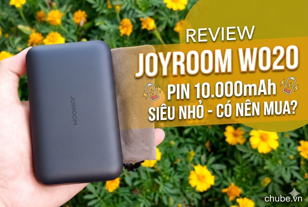 Review Sạc Dự Phòng Magsafe 20W Joyroom W020 10000mAh