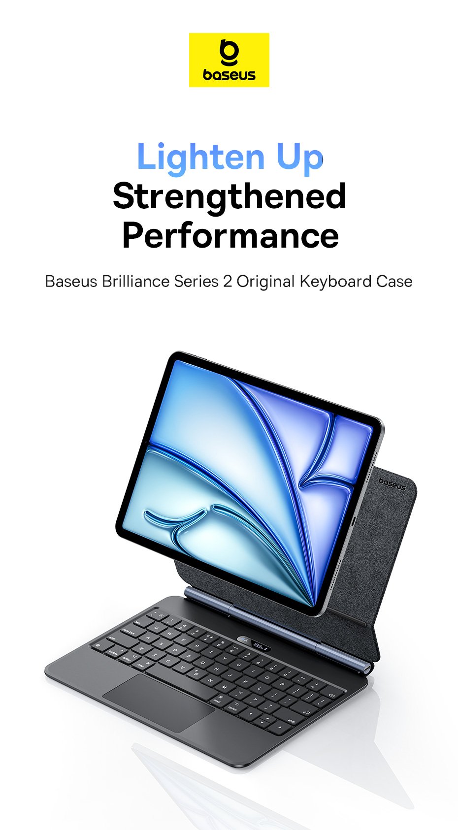 chube Bàn phím kèm bao da nam châm Baseus Brilliance Series 2 cho iPad