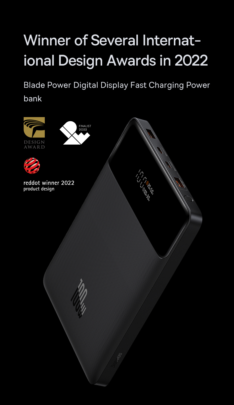 Pin dự phòng sạc siêu nhanh Baseus Blade High Power Power Bank 20000mAh 100W
