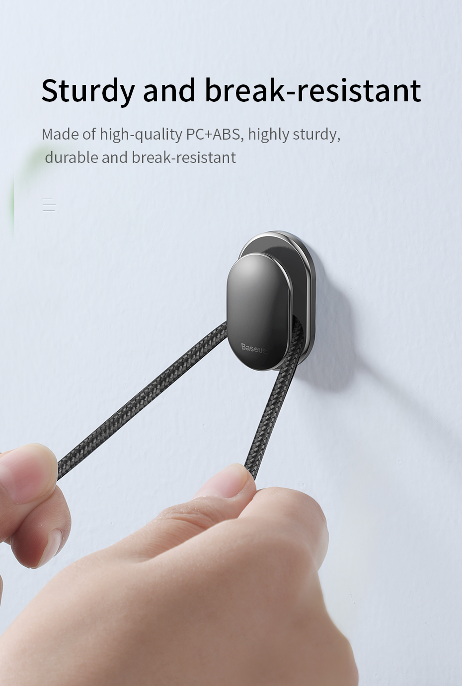 chube Miếng dán móc treo đa năng Baseus Small Shell Vehicle Hook
