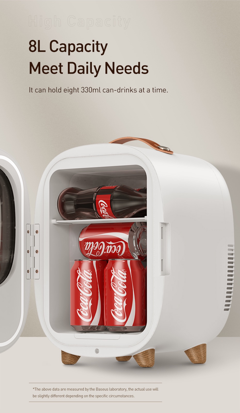 Tủ lạnh mini Baseus Zero Space 8L Hai Chế Độ Làm Nóng và Lạnh