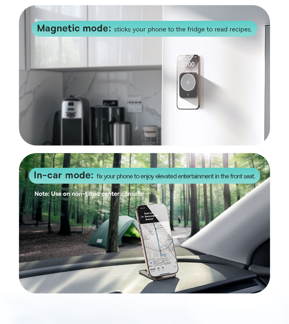 chube Giá đỡ điện thoại từ tính Baseus PrimeTrip VX1 gắn taplo