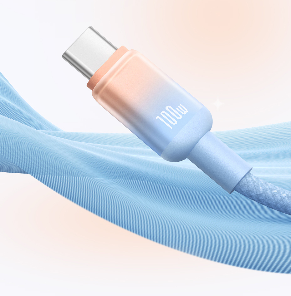 chube Cáp Sạc Nhanh USB to Type-C Baseus Discolor Series 100W