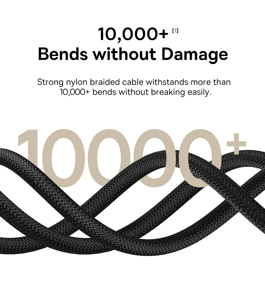 chube Cáp Sạc Nhanh Baseus Dura Series USB to Lightning 2.4A (480Mbps)