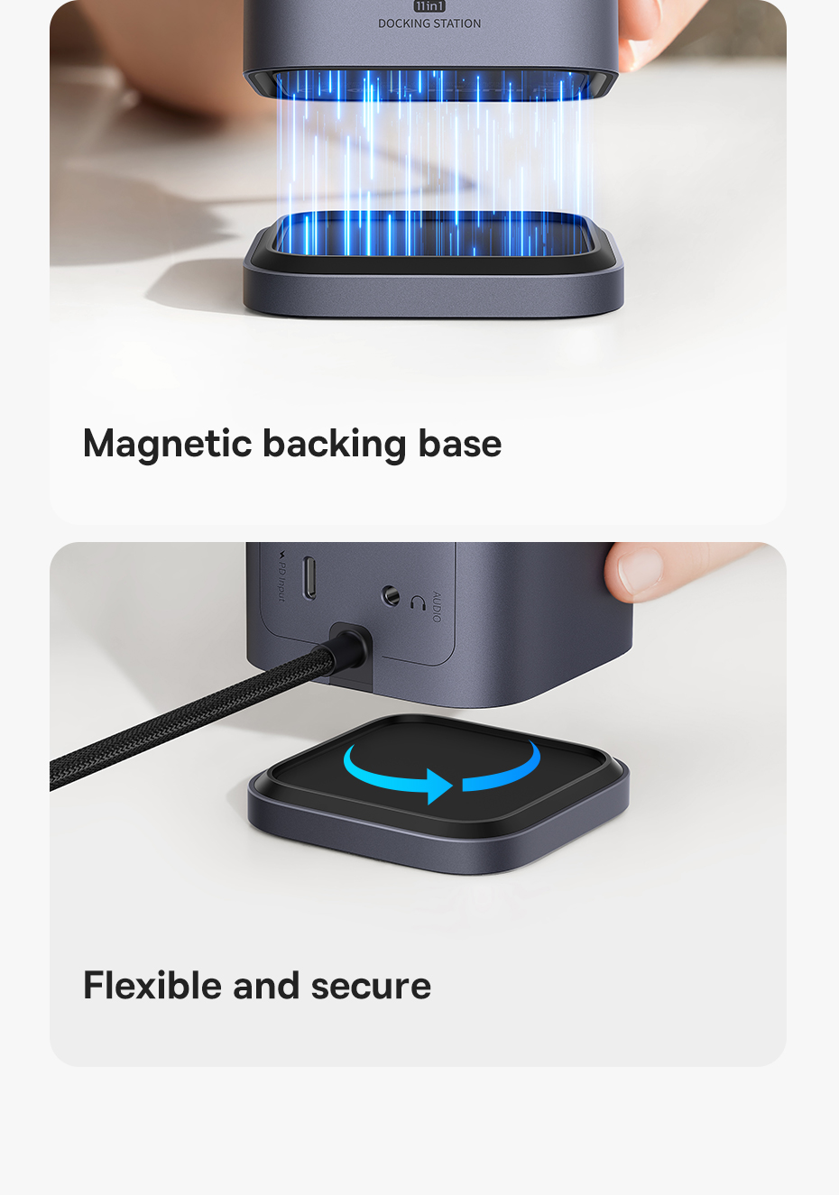 chube Dock chuyển đổi Baseus Spacemate Series 11-in-1 (MAC)