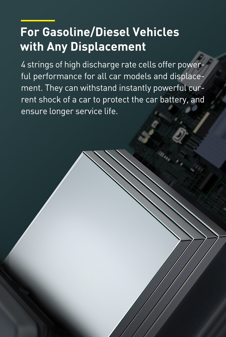Bộ kích nổ ô tô Baseus Super Energy Max 2000A 20000mAh