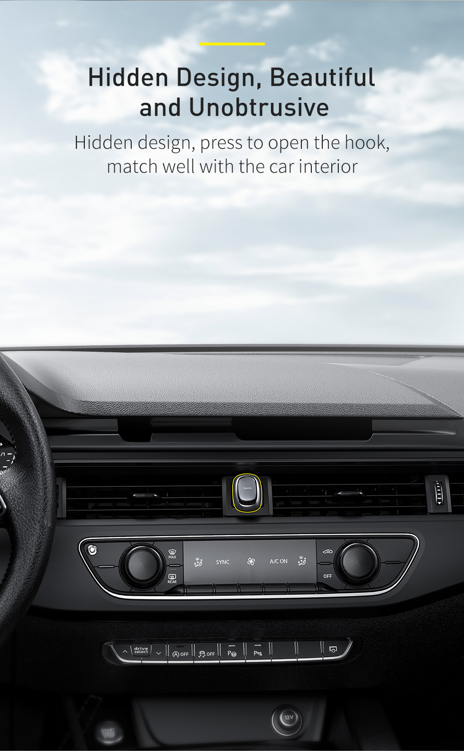 chube Miếng dán móc treo đa năng Baseus Beetle Vehicle Hook
