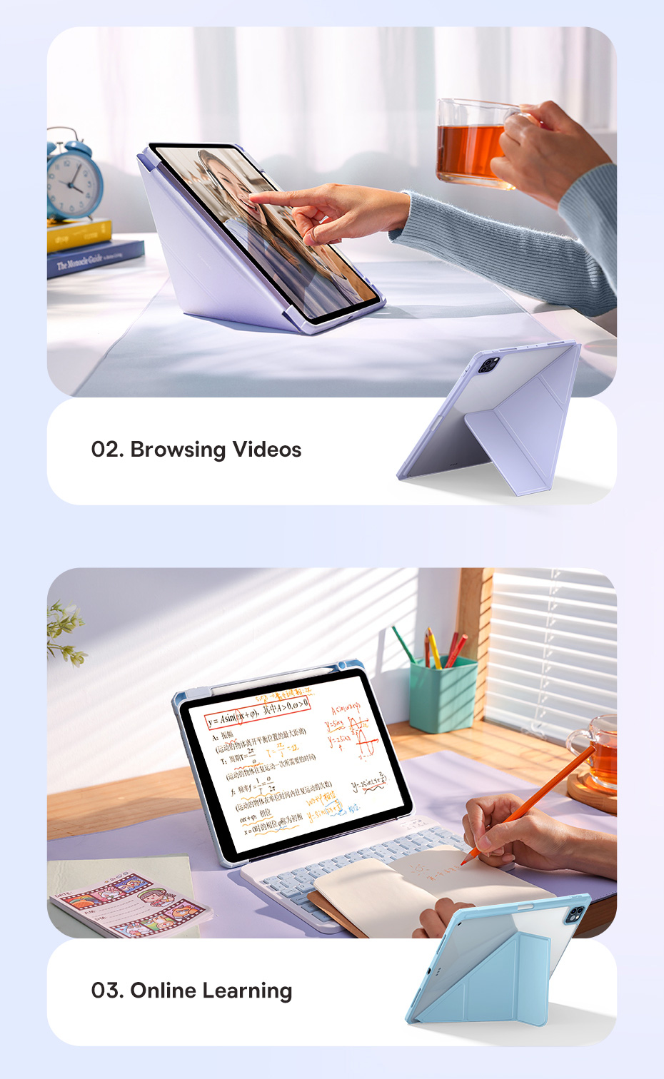 Chất liệu da PU cao cấp của Bao Da iPad Baseus Minimalist chube.vn