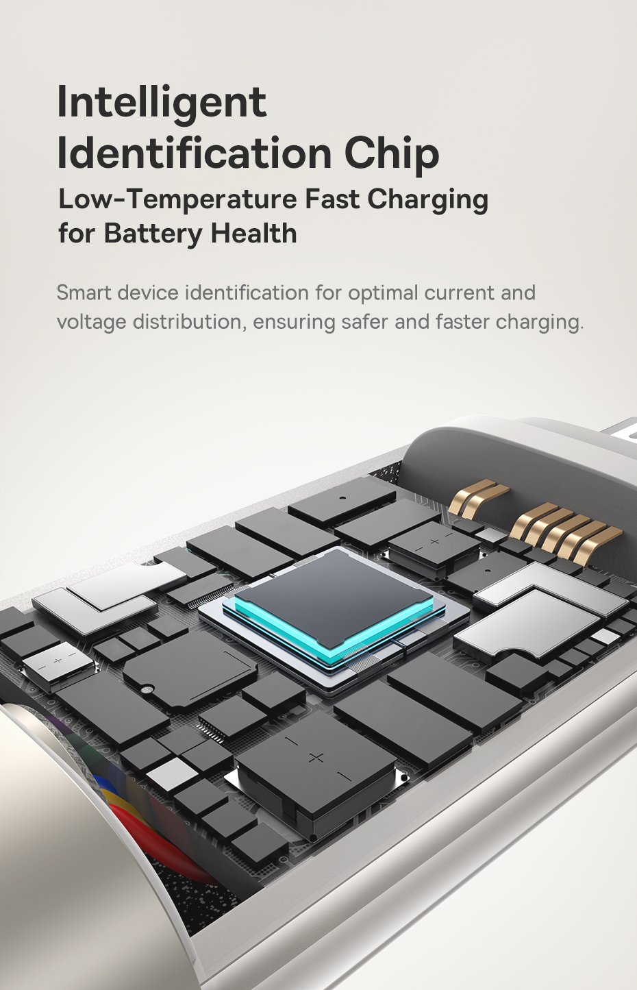 chube Cáp Sạc Nhanh C to Lightning Baseus Titanium Alloy 20W