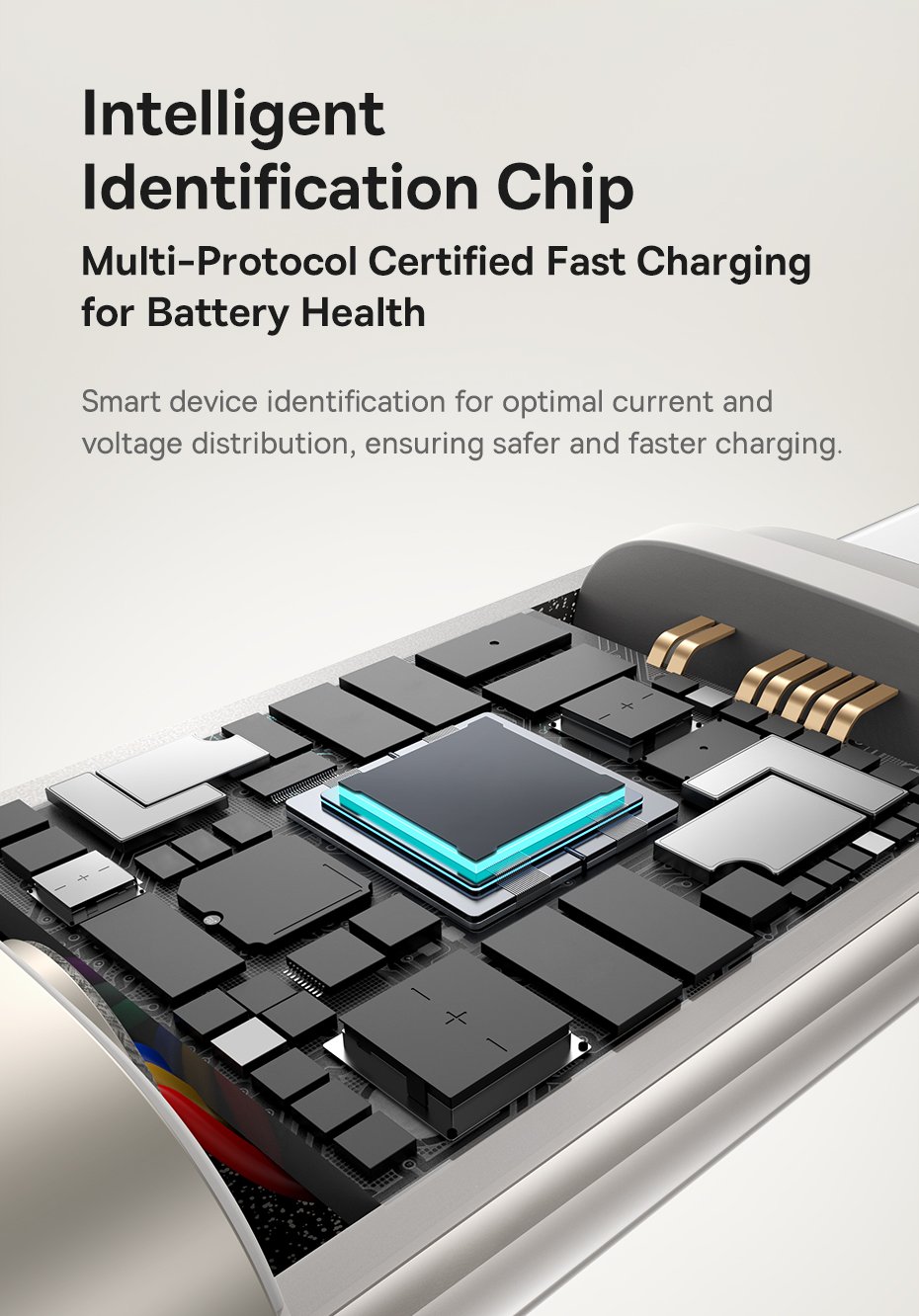 chube Cáp Sạc Nhanh USB to C Baseus Titanium Alloy 100W