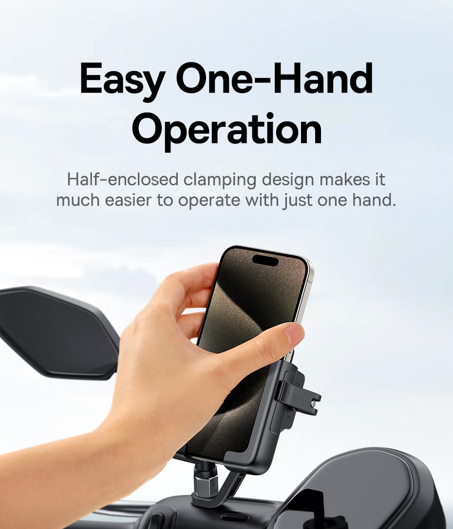 chube Đế Giữ Điện Thoại Xe Máy Baseus GoTrip Series Bike Phone Mount