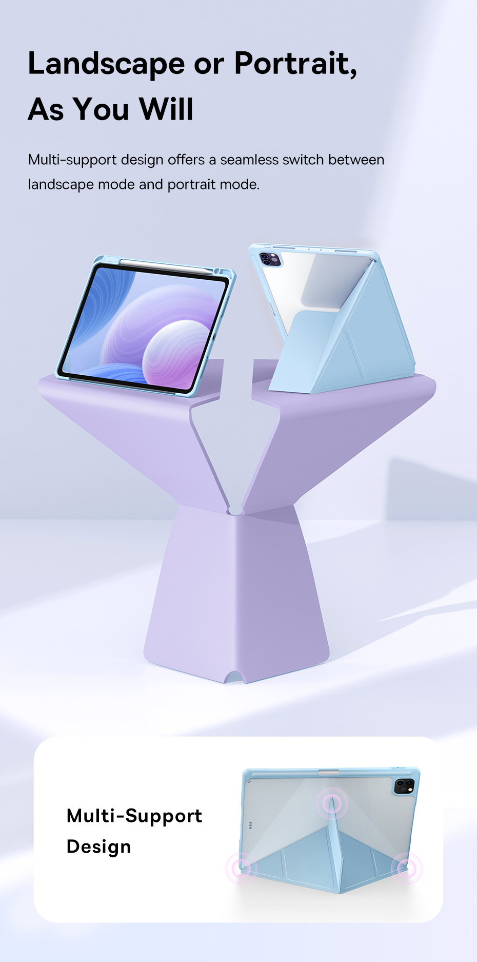 chube Bao Da iPad Baseus Minimalist Protective Cho iPad Mini/Air/Pro
