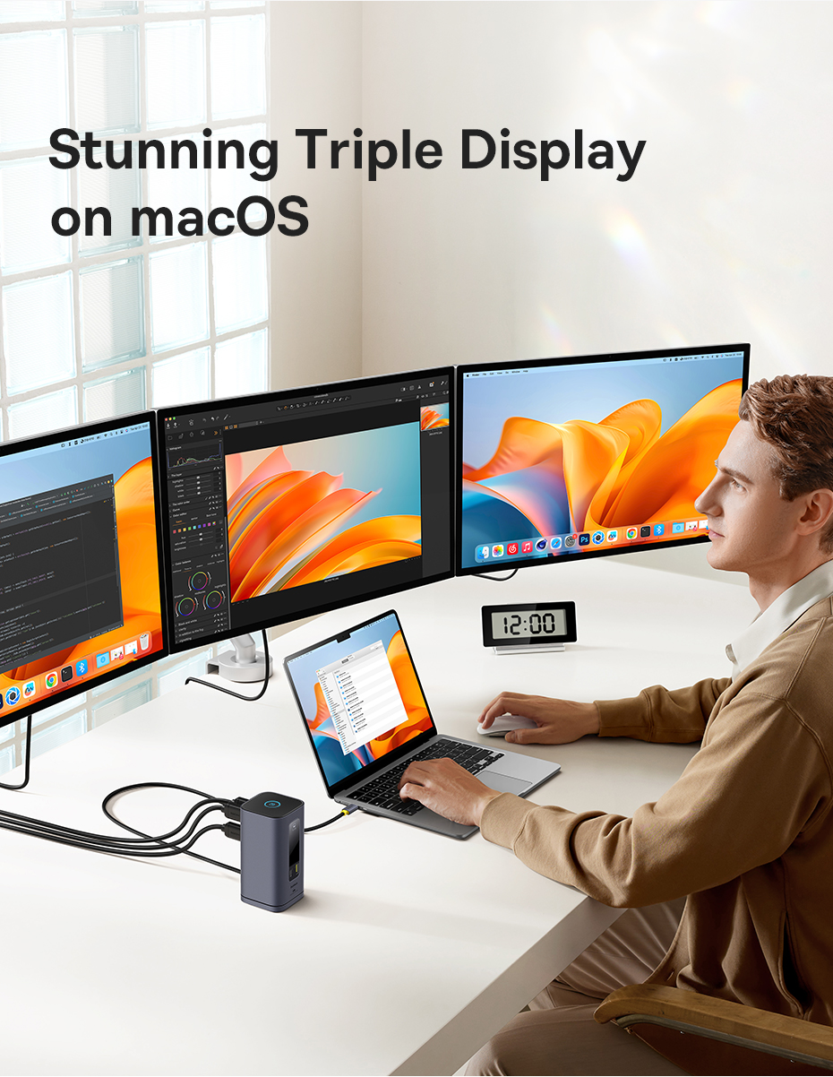 chube Dock chuyển đổi Baseus Spacemate Series 11-in-1 (MAC)