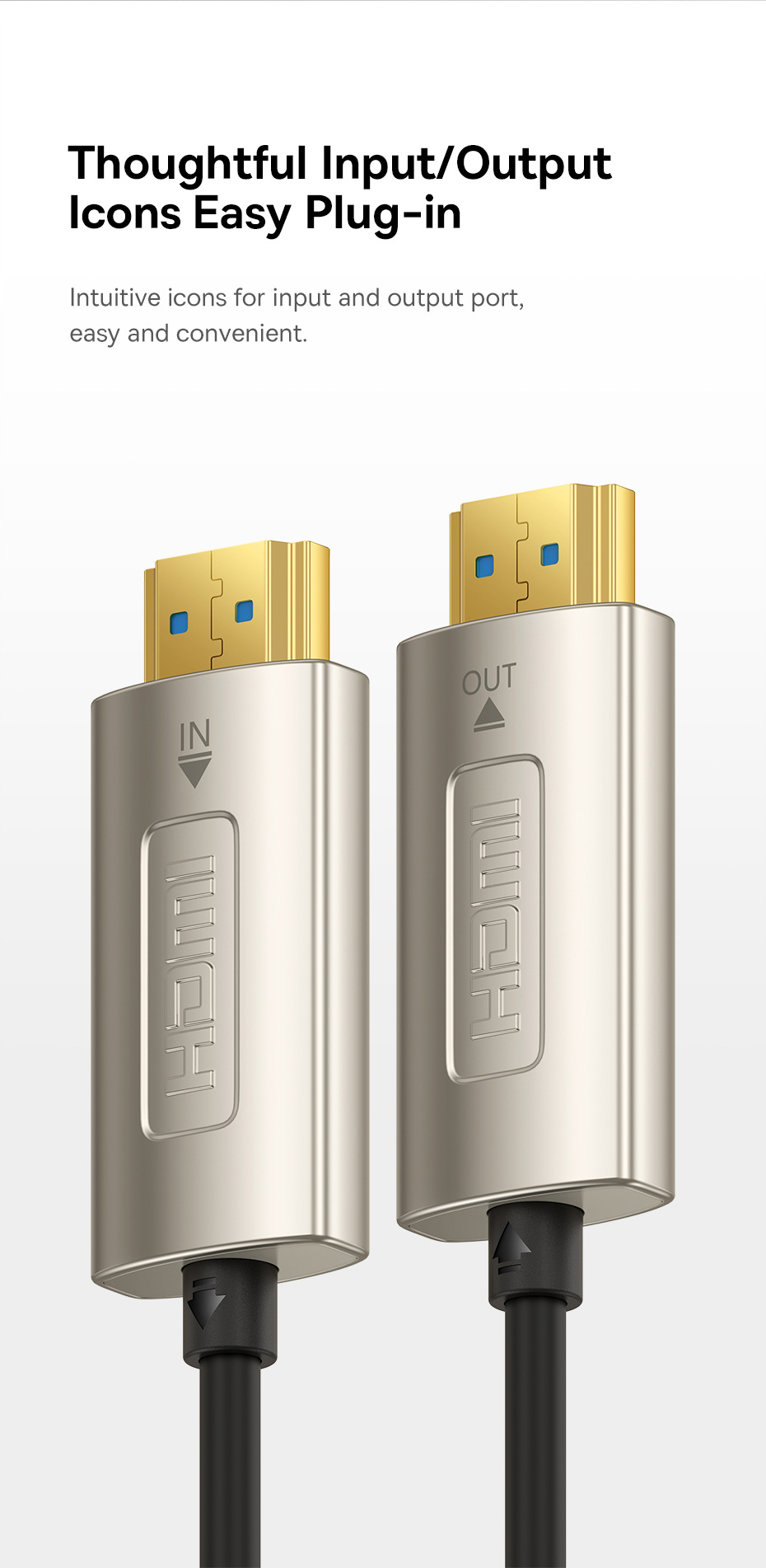 chube Cáp HDMI to HDMI sợi quang chuyên dụng Baseus High Definition Series Optic Fiber 4K/60Hz