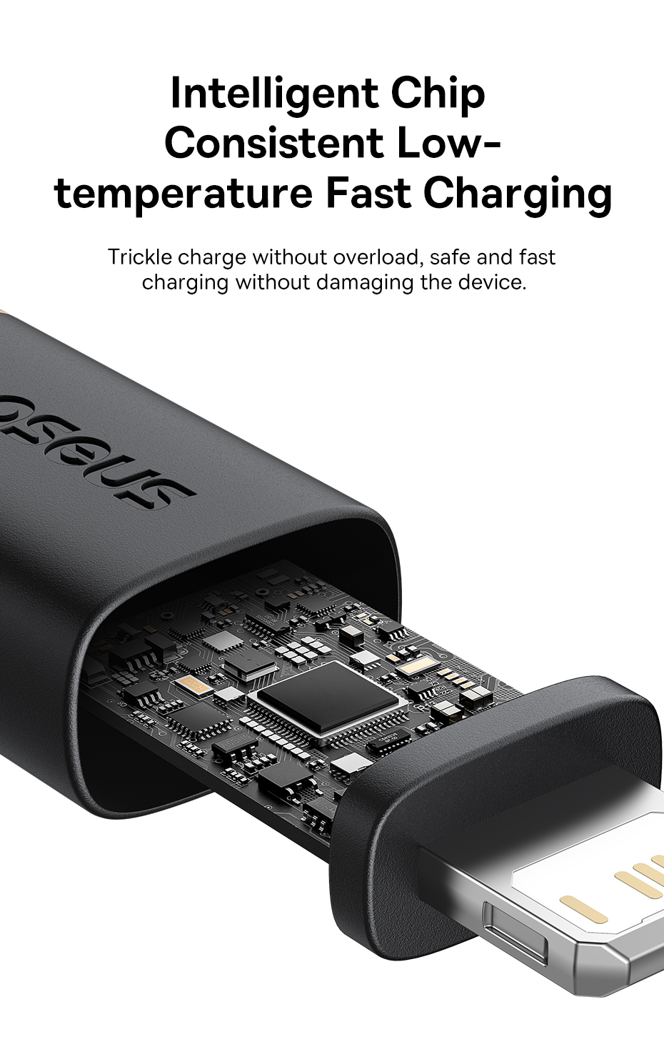 chube Cáp Sạc Nhanh Baseus Dura Series USB to Lightning 2.4A (480Mbps)