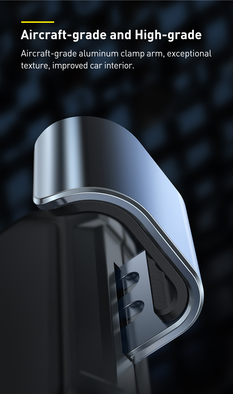 Giá đỡ điện thoại Baseus Tank Gravity Car Mount - An toàn khi lái xe