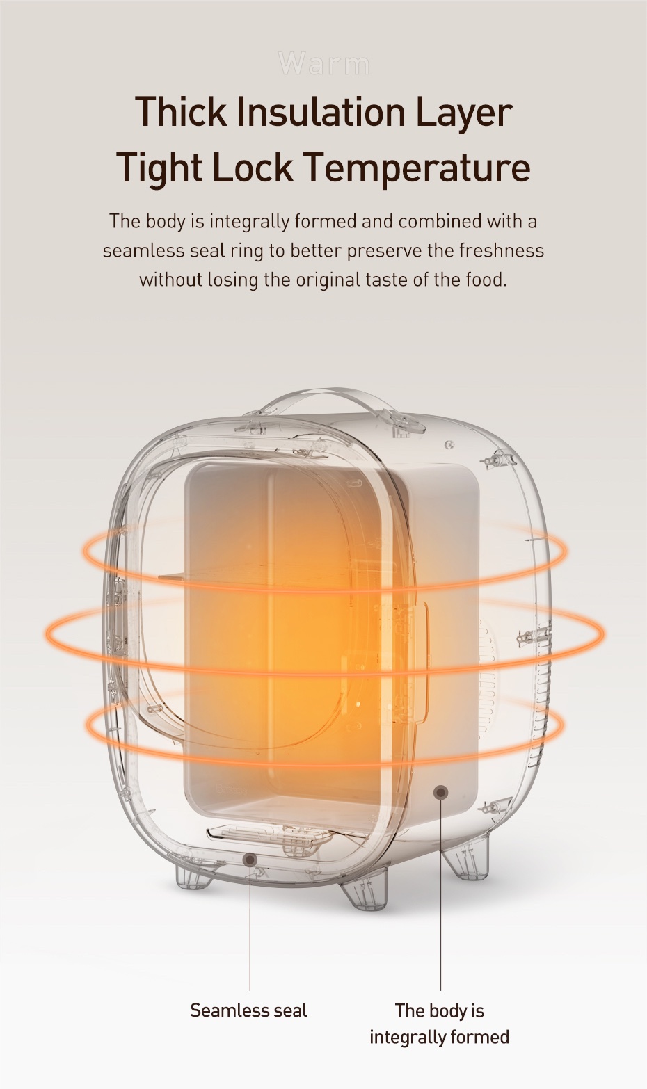 Tủ lạnh mini Baseus Zero Space 8L Hai Chế Độ Làm Nóng và Lạnh