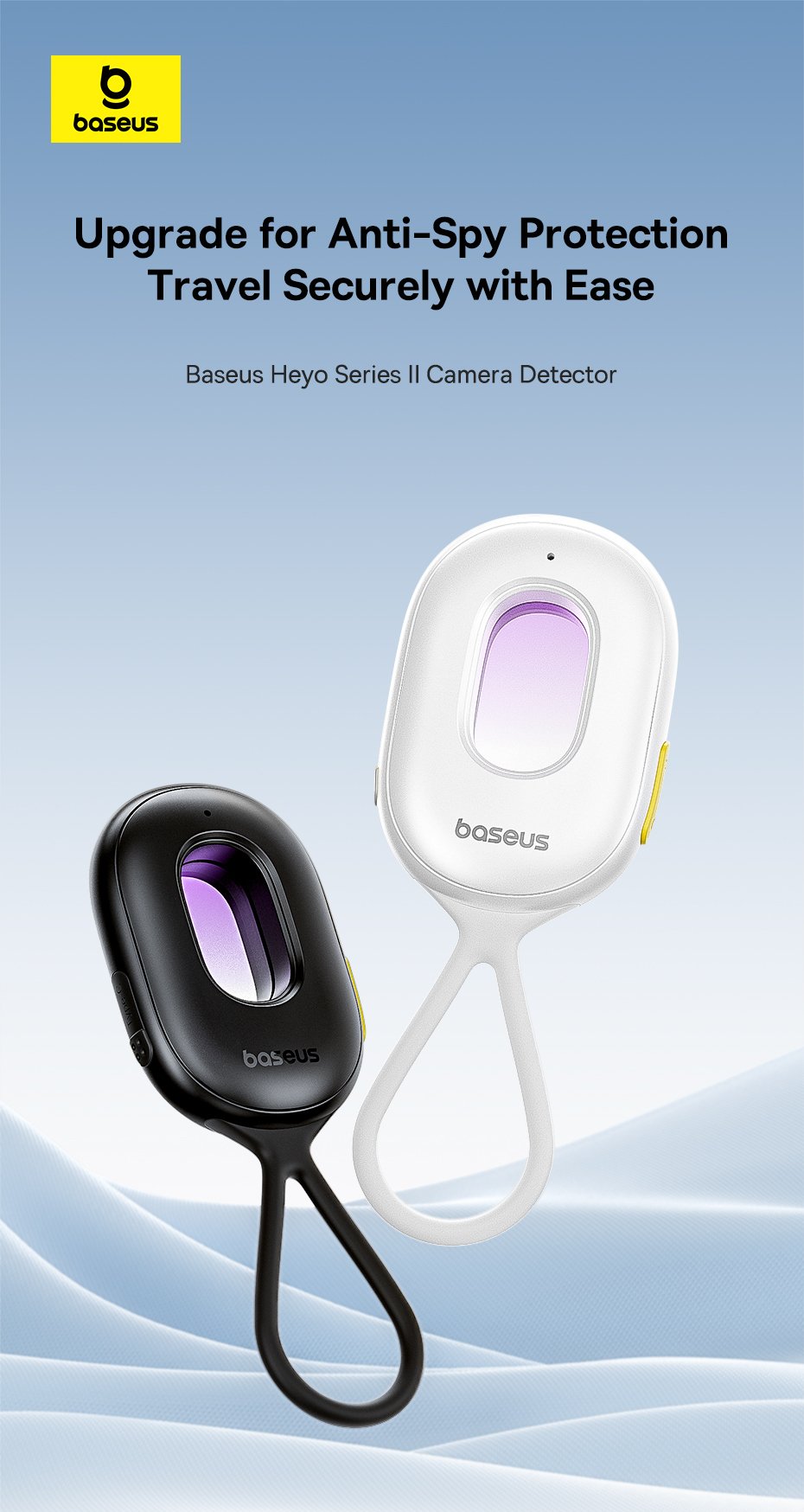 chube Máy Dò Hồng Ngoại Phát Hiện Camera Baseus Heyo II