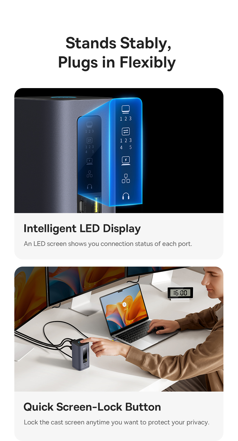 chube Dock chuyển đổi Baseus Spacemate Series 11-in-1 (MAC)